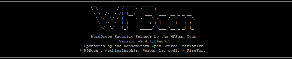 Outil – Scanner de vulnérabilités WordPress